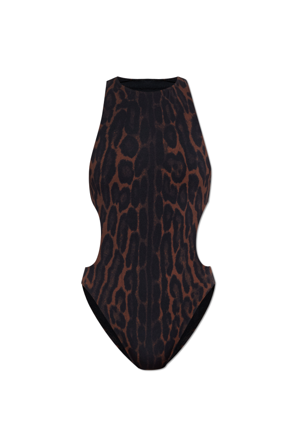 One-piece swimsuit with animal print od Tom Ford