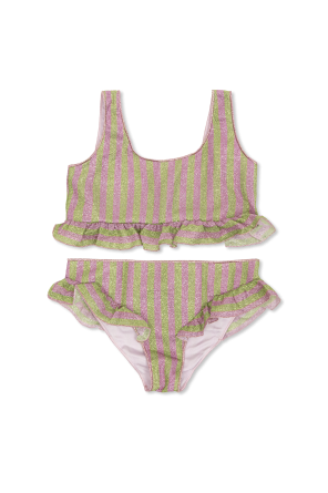 Bikini de dos piezas con hilo de lúrex