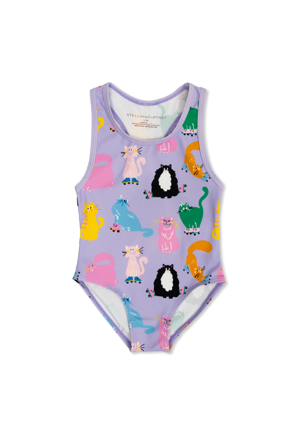 Stella McCartney Kids Jednoczęściowy kostium kąpielowy