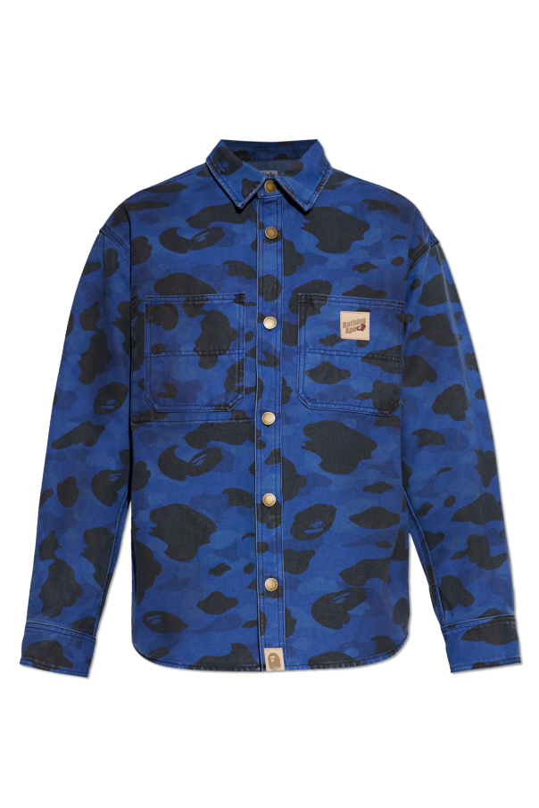 Denim shirt with logo od A BATHING APE®