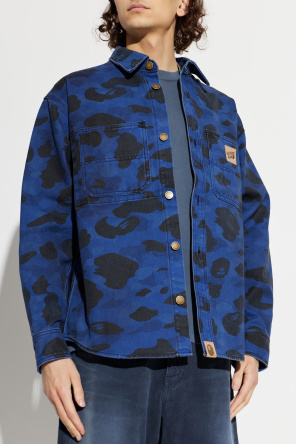A BATHING APE® Camisa vaquera con logo