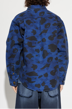 A BATHING APE® Camisa vaquera con logo