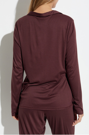 Hanro Hemd mit langen Ärmeln