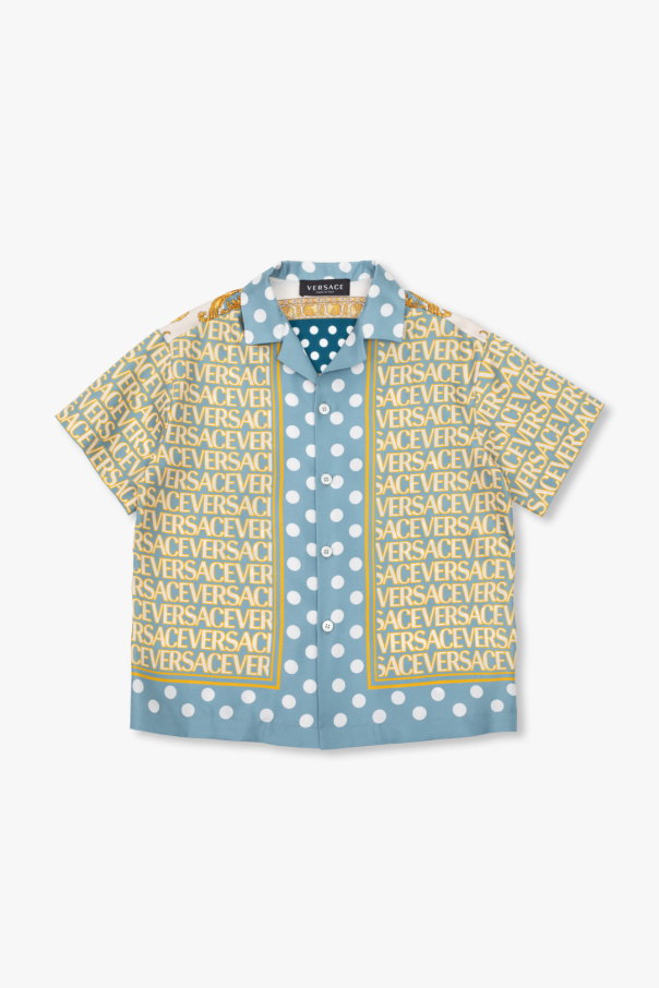 ‘La Vacanza’ capsule collection silk shirt od Versace Kids