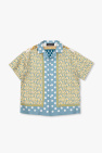 Versace Kids BLUE ‘La Vacanza’ capsule collection silk shirt