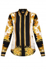 Versace MULTICOLOUR Silk shirt with Medusa head