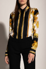 Versace MULTICOLOUR Silk shirt with Medusa head