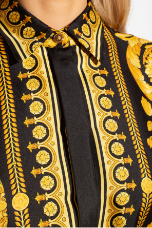 Versace Patterned Hooded shirt