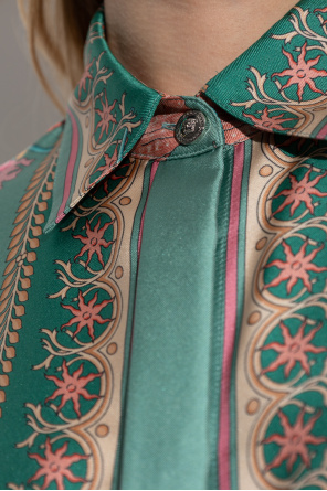Versace Silk shirt with "Underwater Barocco" print