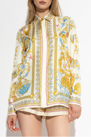Versace Hemd mit Aufdruck `Underwater Barocco`