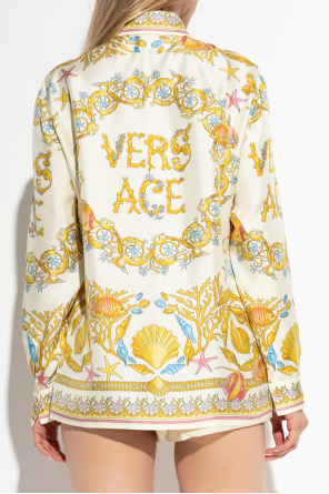 Versace Hemd mit Aufdruck `Underwater Barocco`