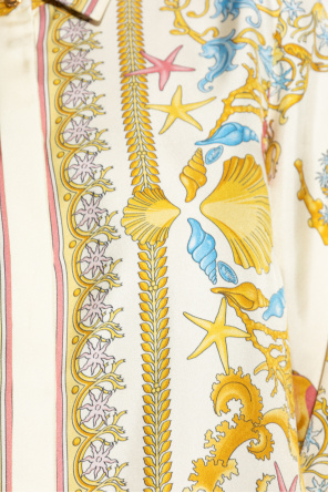 Versace Hemd mit Aufdruck `Underwater Barocco`