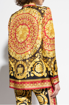 Versace Seidenhemd mit "Barocco"-Print