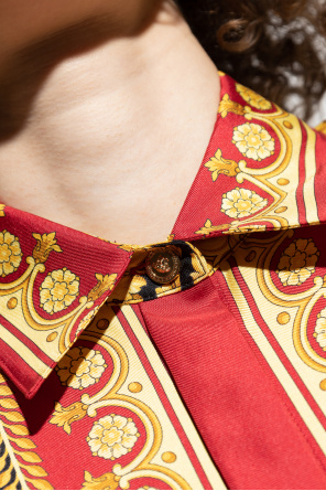 Versace Seidenhemd mit "Barocco"-Print