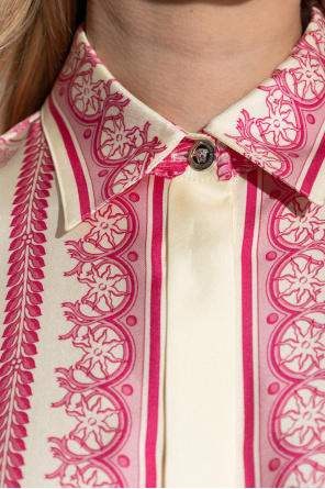 Versace Silk shirt with "Underwater Barocco" print