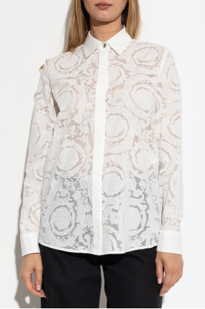 Versace Camisa con estampado "barocco"