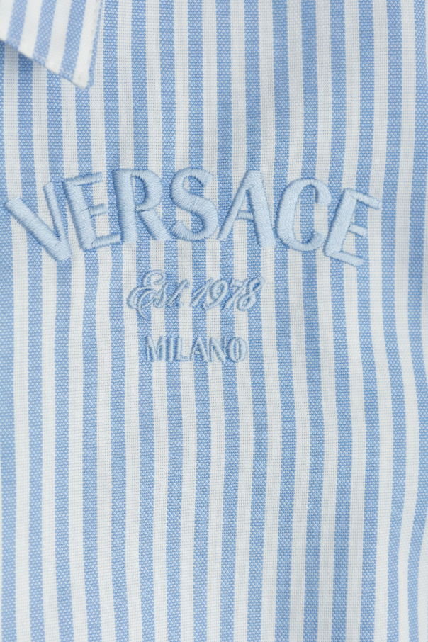 Versace Kids Shirt with embroidered logo