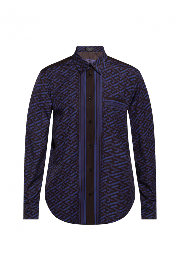 Versace Cotton shirt with logo