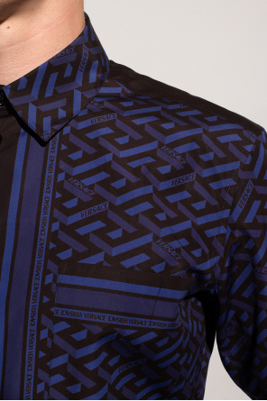 Versace Cotton shirt with logo