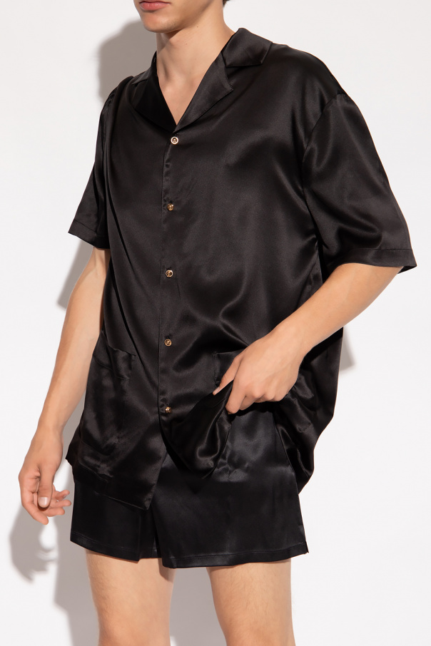 Versace Silk pyjama top