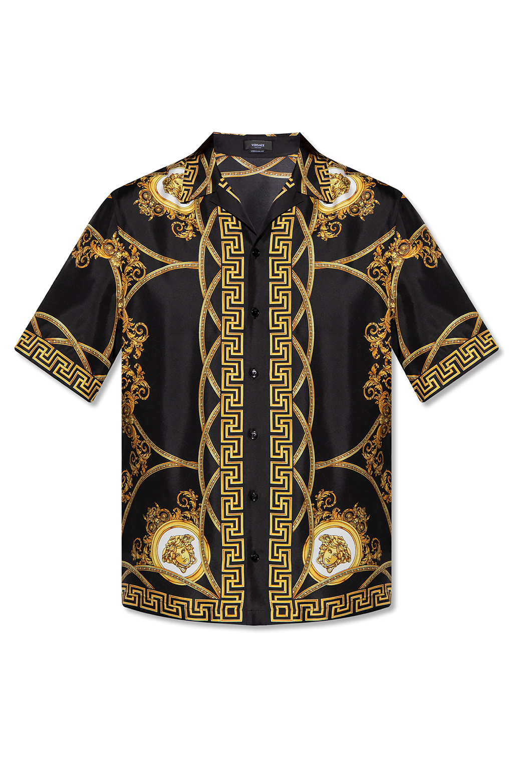 Versace Kids Silk shirt with short sleeves, Kids's Boys clothes (4-14  years)