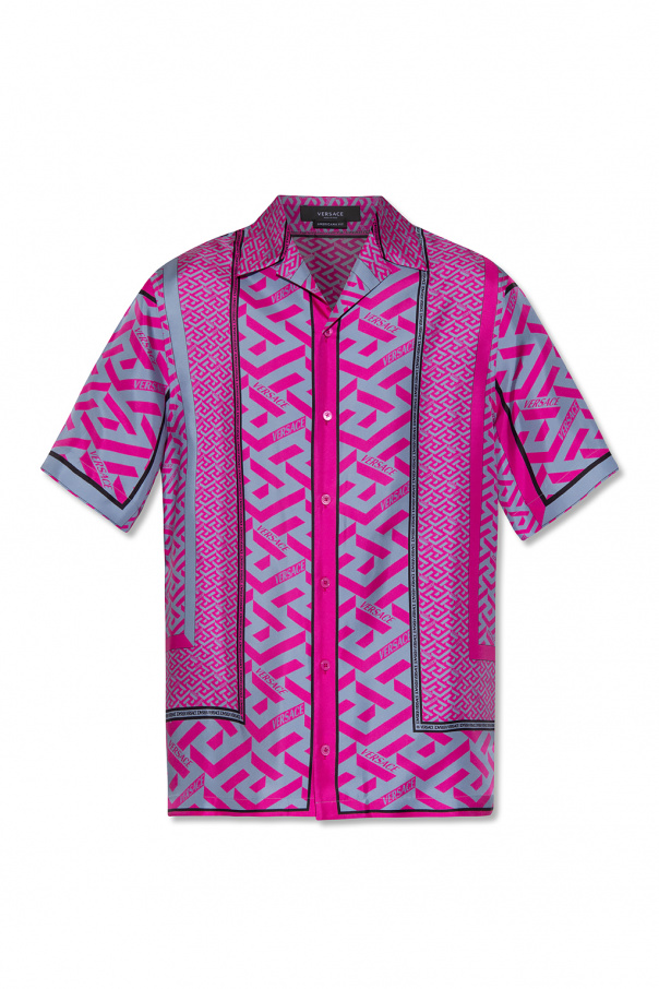 Versace Silk shirt with ‘La Greca’ pattern