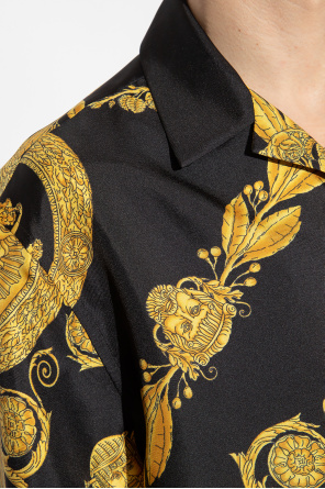 Versace Silk shirt with short sleeves