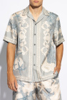Versace GREY Shirt with 'Barocco Sea' print