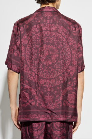 Versace Silk shirt with short sleeves