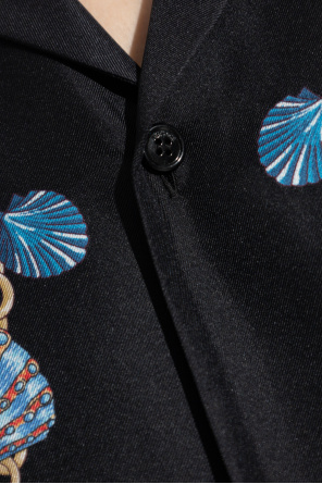 Versace Seidenhemd mit "Coral Theatre"-Print