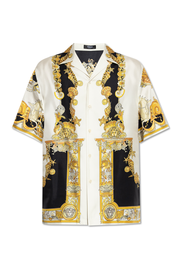 Shirt with "Coral Theatre" print od Versace