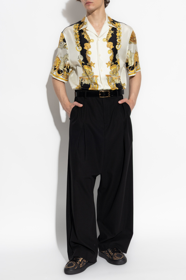 Versace Hemd mit Aufdruck „Coral Theatre“