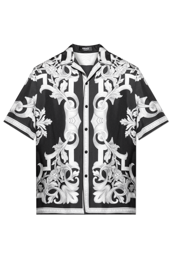 Versace Silk short-sleeve shirt