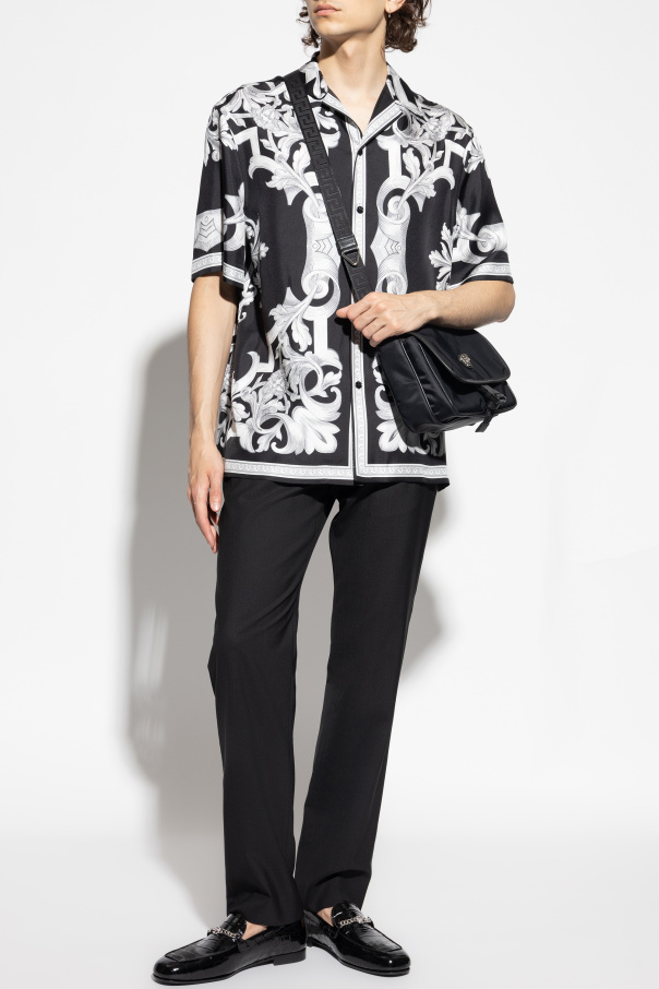 Versace Silk short-sleeve shirt