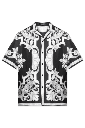 Silk short-sleeve shirt