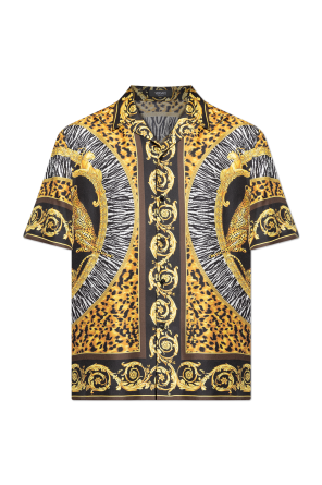 Silk short-sleeve shirt