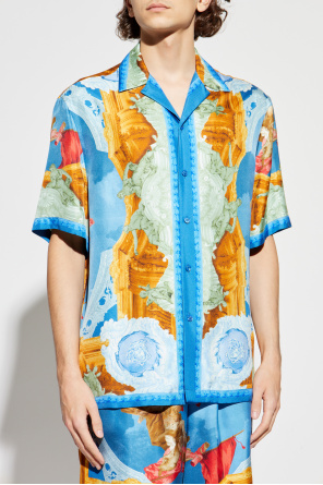 Versace Silk short-sleeve shirt