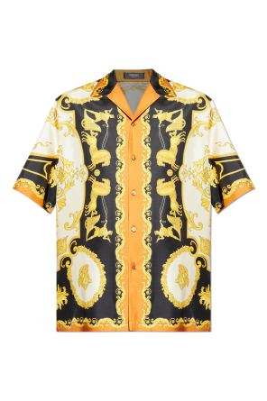 Seidenhemd mit kurzen Ärmeln