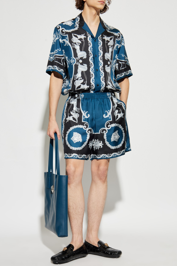 Versace Silk short-sleeve shirt