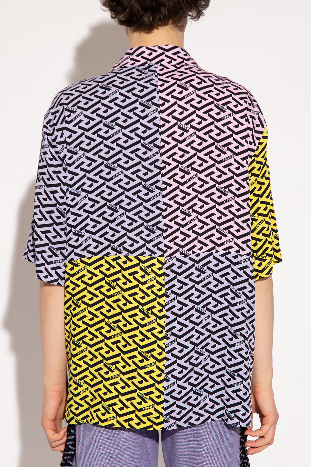 Versace Sweater shirt with ‘La Greca’ pattern