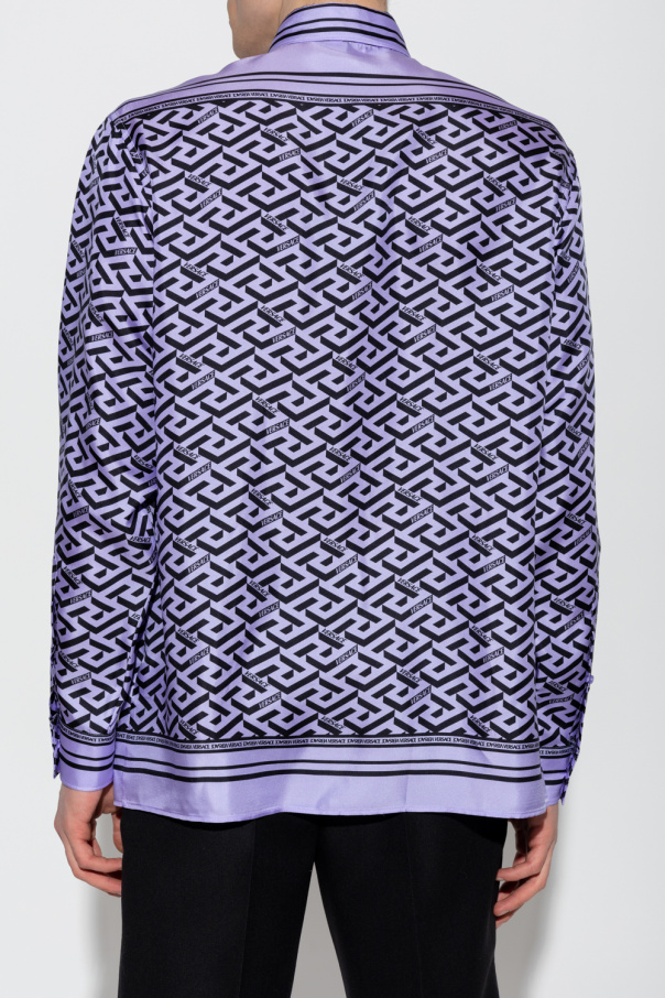 IetpShops Germany - Race Short Sleeve T-shirt shirt Silk Versace Purple Femme 