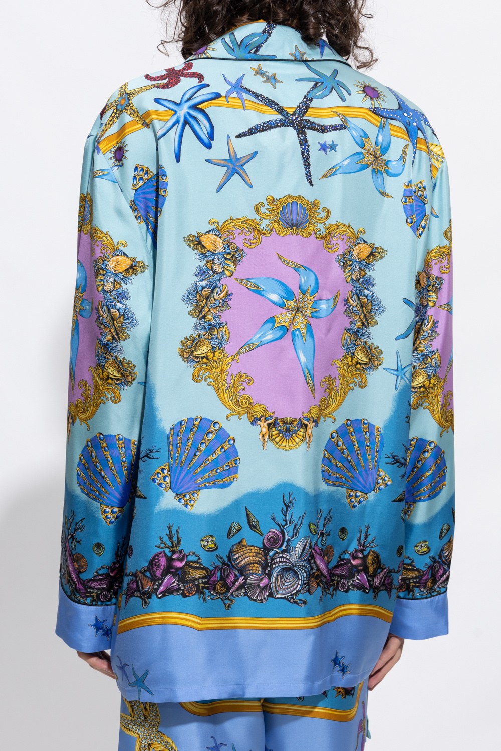 Versace Silk pyjama top