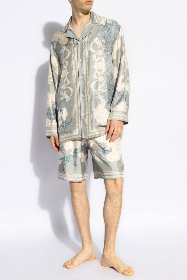 Versace Silk pajama top