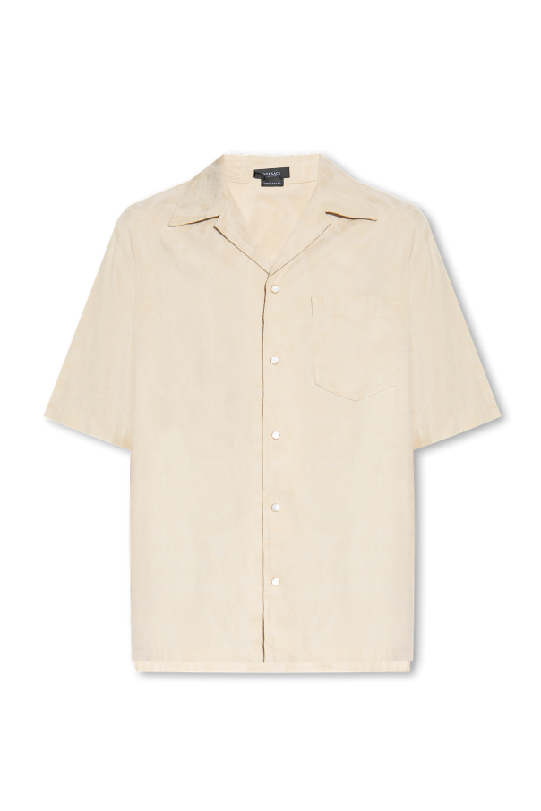 Versace Jacquard cotton shirt