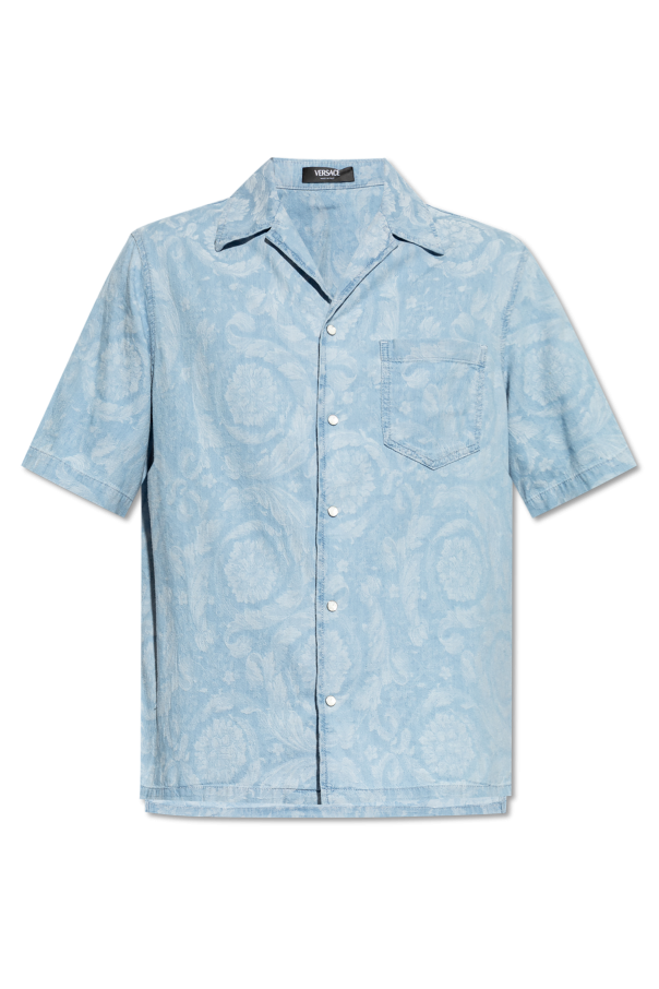 Versace Shirt with `Barocco` Pattern