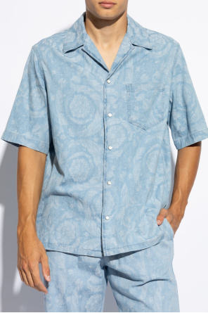Versace Shirt with `Barocco` Pattern