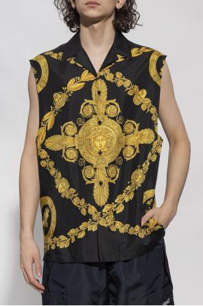 Versace Silk sleeveless shirt
