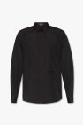 The Attico drawstring-detail long-sleeve cotton Nichols shirt Nero