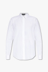 Men's Shadow Check shirt Logo Medium Grey Heather Ecru Multi