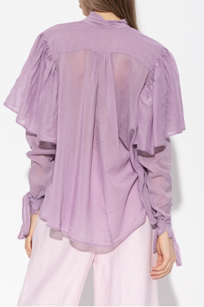 forte_forte Top with ruffles